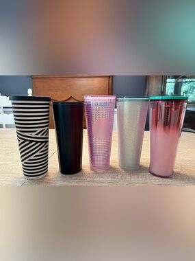 Starbucks Tumblers set of 5